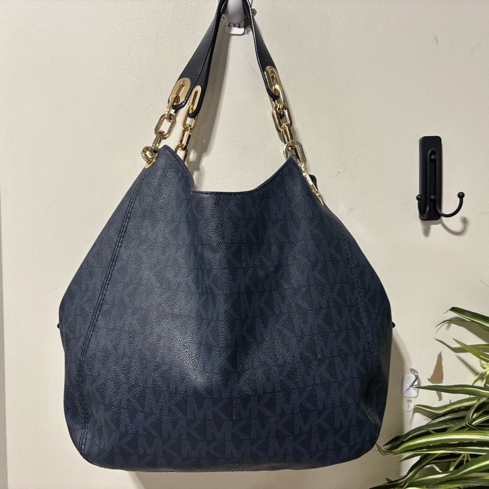 ❤️Michael Kors Large Fulton Baltic Navy Tote - Picture 5 of 9